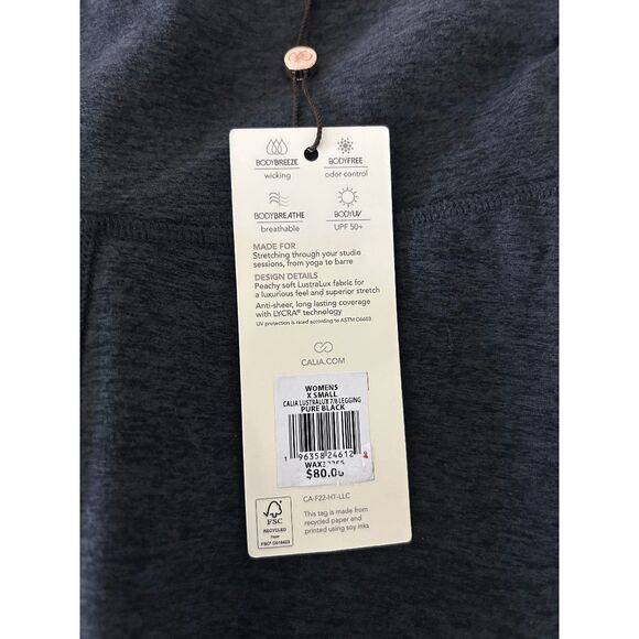 CALIA Women's LustraLux 7/8 Legging 4-way stretch technology XS - Picture 7 of 8